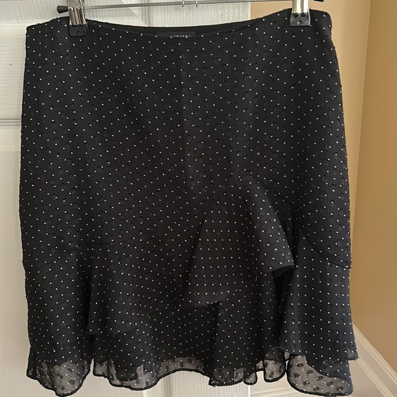Polka dot ruffled flounce skirt - Picture 1 of 2